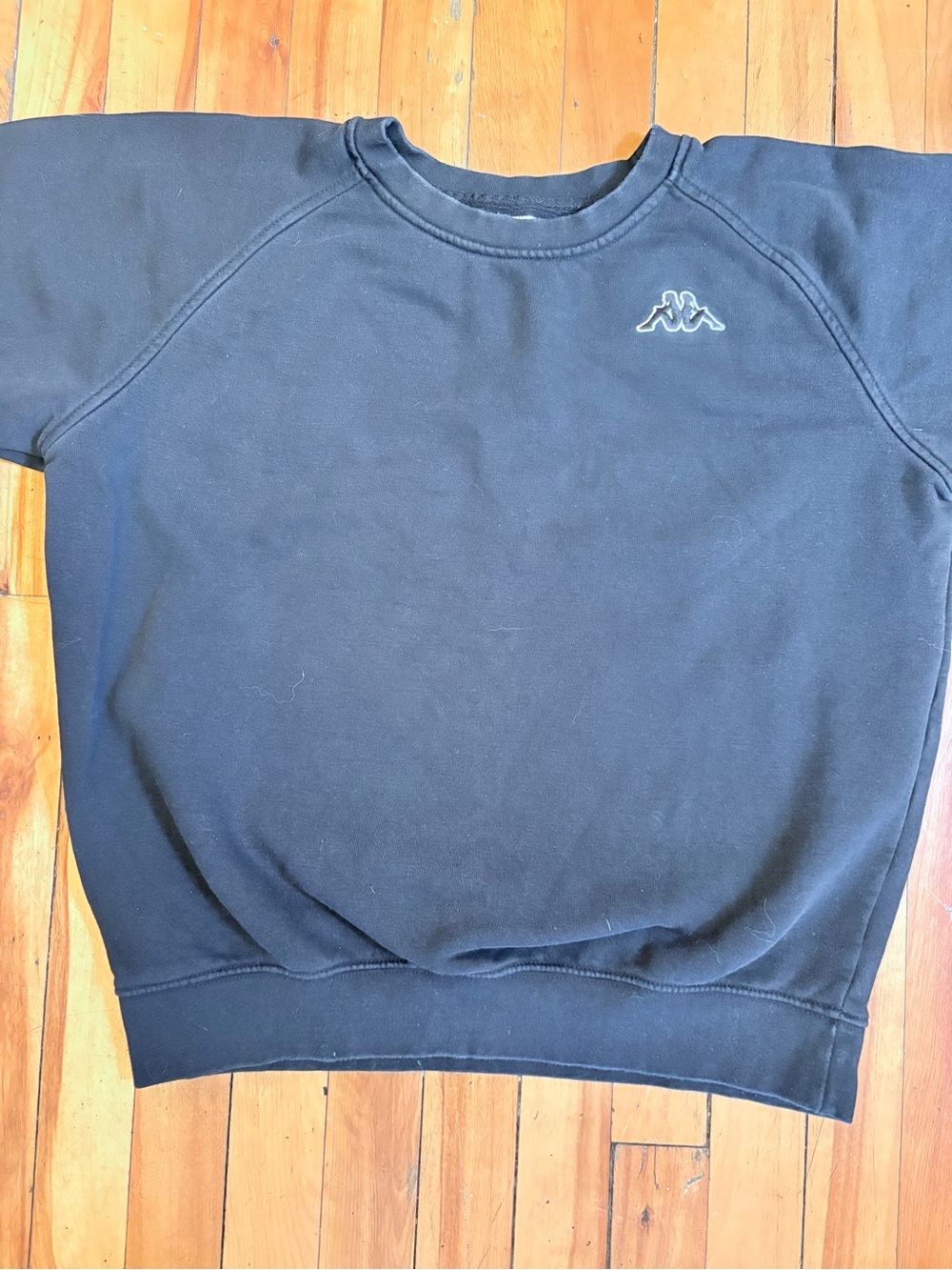 Kappa Men's Black Crewneck Sweatshirt - Size Medium